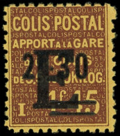 ** COLIS POSTAUX  (N° Et Cote Maury) - 155A  2f30 S. 1f.45 Brun S. Jaune, Surch. E, TB, Yvert N°186A - Mint/Hinged