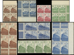 ** COLIS POSTAUX  (N° Et Cote Maury) - 184/92, La Série En BLOCS De 4, TB, Yvert N°191/99 - Mint/Hinged