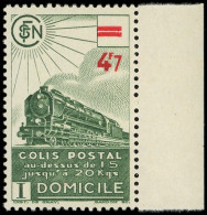 ** COLIS POSTAUX  (N° Et Cote Maury) - 199A  4f7 Vert, Bdf, ERREUR, TB, Yvert N°206A - Mint/Hinged