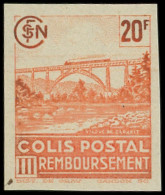 ** COLIS POSTAUX  (N° Et Cote Maury) - 205   Remboursement, 20f. Rouge, NON DENTELE, TTB, Yvert N°211a - Mint/Hinged