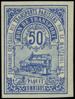 * COLIS POSTAUX DE PARIS  (N° Et Cote Maury) - Colis Postaux De Paris 2 : Compagnie Des Transporteurs Parisiens 50c. Ble - Other & Unclassified