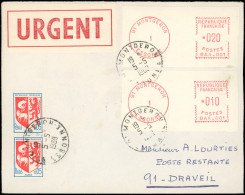 Let Spécialités Diverses - L.S.A. 1a : BAA-001 Montgeron, 010 Et 020 + 2 T. à 0,05 Obl. 5/5/69 S. Env., TB - Covers & Documents
