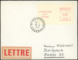 Let Spécialités Diverses - L.S.A. 2A : SA 00001 Montgeron, 040 AUT .1 Obl. 16/4/70 S. Env., TB - Covers & Documents