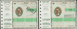 Let Spécialités Diverses - L.S.A. 3 : Mandat MONTGERON 91.421.1, 2 Ex. Surch. ANNULE Et Obl. Càd 2/2 Et 2/5/70, TB - Covers & Documents