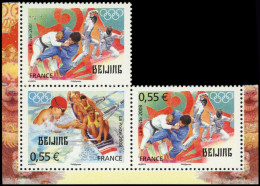 ** VARIETES - 4225   (0,55) Judo SANS Faciale, Tenant à N°4224 Natation, Thème Olympique, TB. S - Unused Stamps