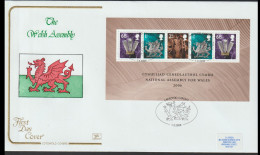 Great Britain FDC 2005 National Assembly For Wales Souvenir Sheet. Postal Weight 0,04 Kg. Please Read Sales Conditions U - 2001-2010 Decimal Issues