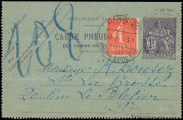 Let LETTRES DU XXe SIECLE - N°199 S. CL Pneu 1f. Chaplain Obl. Càd D'Essai à Pont PARIS 126/R. Du Fbg ST DENIS 3/3/27, R - Storia Postale