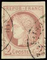 Colonies Générales - 15    2c. Brun-rouge, Obl., Grandes Marges, TTB - Altri & Non Classificati