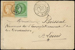 Let Colonies Générales - 17 Et 22, 5c. Et 15c. Obl. P.D Dans Un Cercle S. Env., Càd REUNION St JOSEPH 18/6/71, RR, TB - Altri & Non Classificati