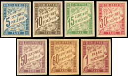 (*) Taxe 18/26 (sf. N°21 Et 26) : Tirage Sur Bristol, TB - Segnatasse