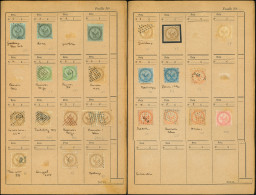 Carnet De Circulation Avec 123 Timbres Des Colonies Générales, Oblitérations Identifiées, états Divers, à étudier - Altri & Non Classificati