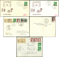 Let ALGERIE Lot De 11 Lettres Affr. à Base De EA Dont 3 Rec. Et 2 Exprès, Oblitérations Différentes, TB - Altri & Non Classificati