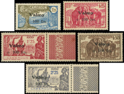 ** CAMEROUN 240/44 : La Série Surch. Valmy, Gomme Coloniale Habituelle, TB - Altri & Non Classificati