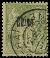 CHINE 14a : 1f. Bronze, DOUBLE Surcharge, Obl. SHANG-HAI 16/7/97, TB - Otros & Sin Clasificación