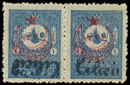 ** CILICIE 46b : 1pi. Bleu (VI Sur B), CILICIE RENVERSE Tenant à Normal, TB - Otros & Sin Clasificación