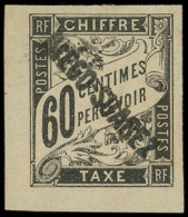 * DIEGO SUAREZ Taxe 12 : 60c. Noir, Petit Cdf, TTB. J - Altri & Non Classificati