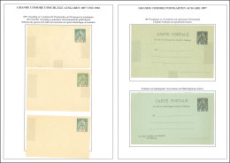 Let GRANDE-COMORE Collection De 22 Entiers Neufs Différents, TB - Autres & Non Classés