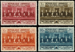 ** GRAND LIBAN 149A/D : Traité Franco-Libanais, TB - Autres & Non Classés