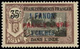 ** INDE 130 : 1fa.3ca. S. 35c. Brun Et Noir, TB - Autres & Non Classés