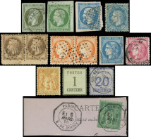 Lot De 11 Classiques Obl. Et Un Neuf, Lot Varié, B/TB Et TB - Collezioni (in Album)