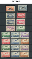 Collection De Poste Aérienne, * Et Obl. Jusqu'en 1959, ** Et Obl. Ensuite, Qqs Bonnes Valeurs Dont 1/2, 8/13 (2), 15, TB - Collezioni