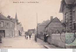 F16-41) DROUE (LOIR ET CHER) LA GRANDE RUE - ANIMEE - HABITANTS - Droue