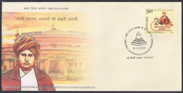 Inde India 2024 FDC Maharshi Dayanand Saraswati, Hindu Philosopher, Social Leader, Arya Samaj, Hinduism, First Day Cover - Briefe U. Dokumente
