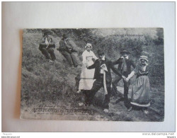 Frankrijk France L'Auvergne Pittoresque Danse La Bourrée Folklore Costume Instruments Imp. Le Deley - Dans