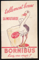 Buvard   13.3 X 20,9    La Moutarde BORNIBUS Paris - Mosterd