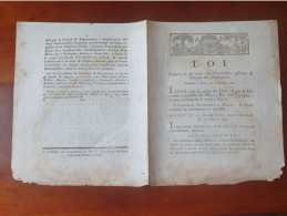 LOI Du 18 Février 1791 Relative A La Vente Des Immeubles... - Decrees & Laws