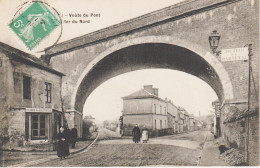 DARNETAL (76) Voûte Du Pont Du Chemin De Fer Du Nord En 1913 (sur La Droite L'Octroi De Darnétal) - Darnétal