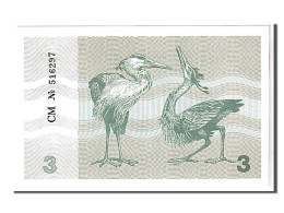 Billet, Lithuania, 3 (Talonas), 1991, KM:33b, NEUF - Litouwen