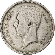 Belgique, Albert I, 1 Belga - 5 Francs, 1930, Bruxelles, Nickel, TTB - 5 Francs & 1 Belga