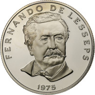 Panama, 50 Centesimos, 1975, Franklin Mint, BE, Cupronickel Plaqué Cuivre, FDC - Panama