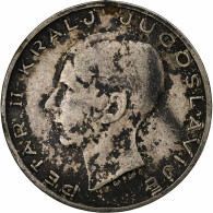 Yougoslavie, Petar II, 20 Dinara, 1938, Argent, TB+ - Jugoslavia