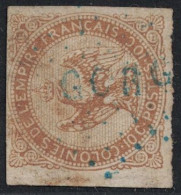 COLONIES GENERALES - N°3 - AIGLE 10c - OBLITERATION BLEU - GOR - SENEGAL - COTE 60€. - Aigle Impérial