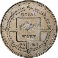Népal, 100 Roupies, Croix Rouge Junior Népalaise, 2071 (2014), Cupronickel, SUP+ - Nepal