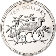 Belize, Elizabeth II, 10 Dollars, Grand Hocco, 1976, Franklin Mint, BE - Belize