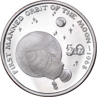 Îles Marschall, 50 Dollars, First Manned Orbit Of The Moon, 1989, Sunshine - Marshall