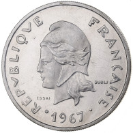 Nouvelle-Calédonie, 20 Francs, 1967, MDP, Essai, Nickel, FDC - Nuova Caledonia