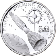 Îles Marschall, 50 Dollars, First Docking In Space, 1989, Sunshine Mint, BE - Marshall