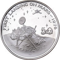 Îles Marschall, 50 Dollars, First Landing On Mars, 1989, Sunshine Mint, BE - Marshall