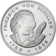 Allemagne, Médaille, Friedrich Von Schiller, Argent, FDC, BE - Other & Unclassified
