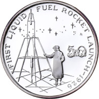 Îles Marschall, 50 Dollars, First Liquid Fuel Rocket Launch, 1989, Sunshine - Marshall