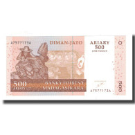 Billet, Madagascar, 500 Ariary, 2004, KM:88a, NEUF - Madagascar