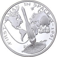 Îles Marschall, 50 Dollars, First Man In Space, 1989, Sunshine Mint, BE - Marshall
