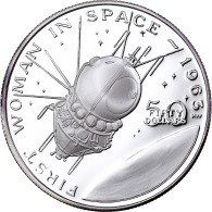 Îles Marschall, 50 Dollars, First Woman In Space, 1989, Sunshine Mint, BE - Marshall