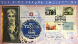 Great Britain 2001 Turner Blue Plaque Collection First Day Cover FDC - 2001-2010 Decimal Issues