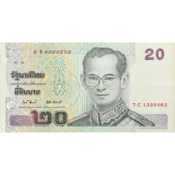 Thaïlande, 20 Baht, KM:109, TTB - Tailandia