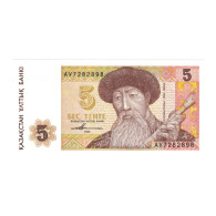 Billet, Kazakhstan, 5 Tenge, 1993, KM:9a, NEUF - Kazakhstan